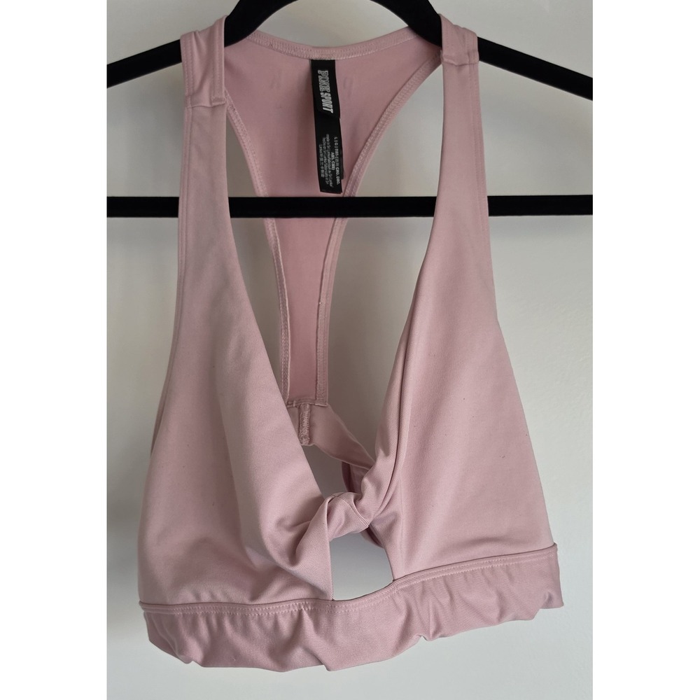 PINK Victoria's Secret Sports Bra Size L Sleeveless Activewear Athleisure